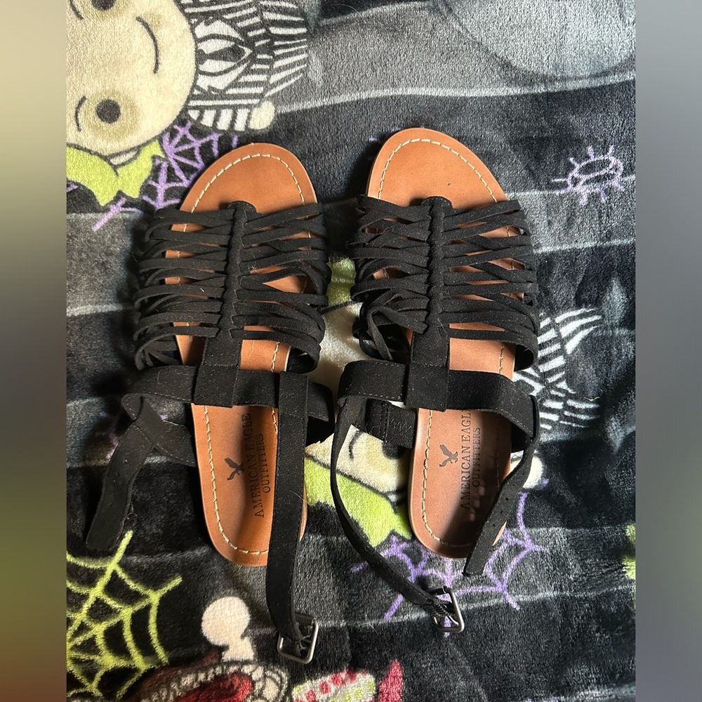 American Eagle Women’s Black Sandals size 6